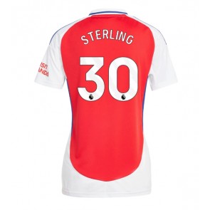 Arsenal Raheem Sterling #30 Dámské Domácí Dres 2024-25 Krátký Rukáv